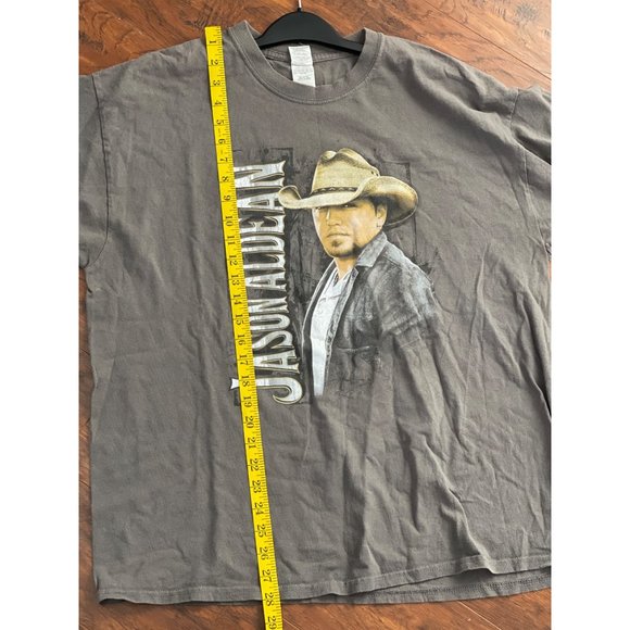 Jason Aldean T Shirt Adult Sz XL 2016 Six String Circus Tour Tee Gray Country - Picture 5 of 5